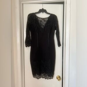 Aidan Mattox Black Dress